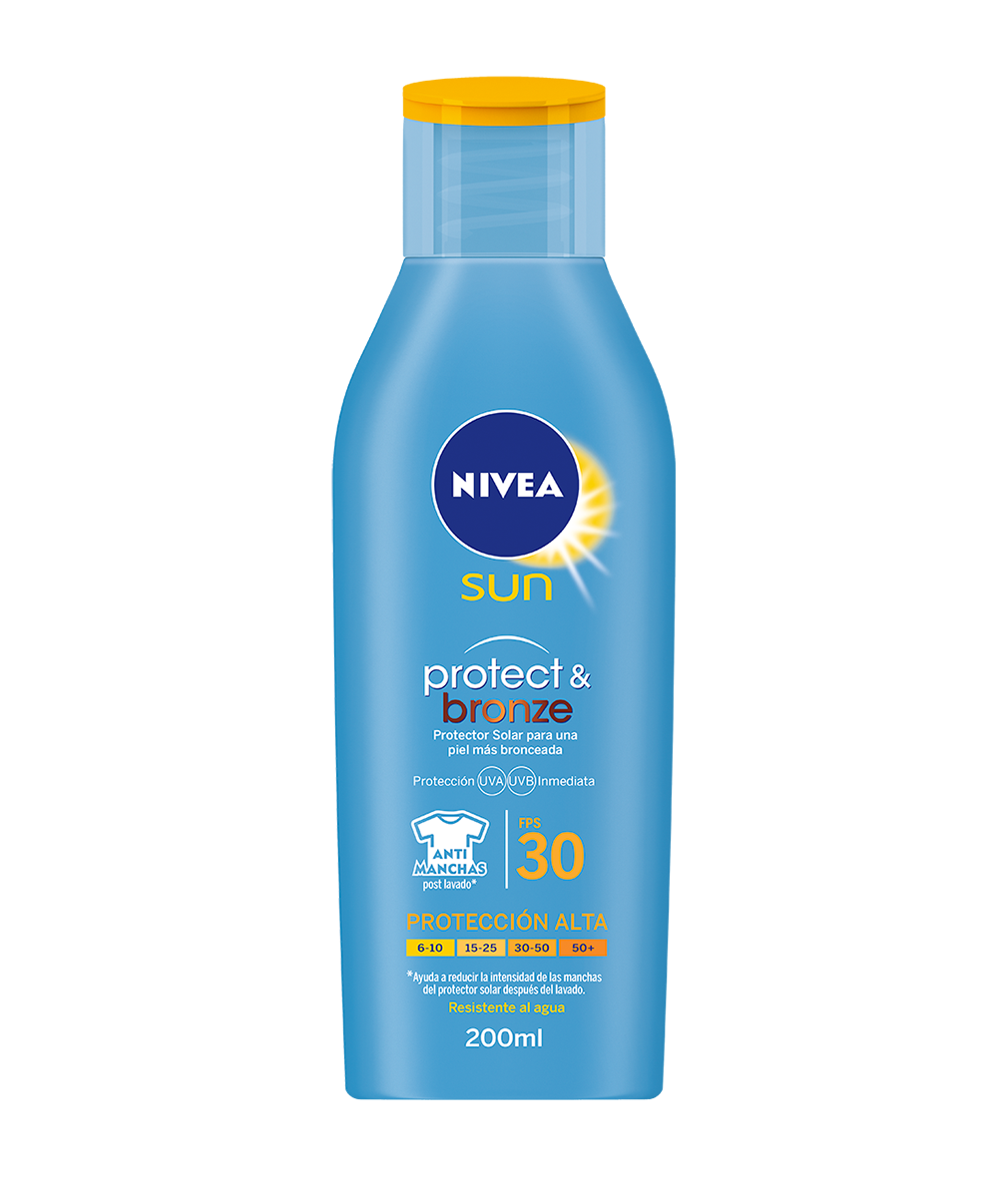 NIVEA SUN PROTECTOR SOLAR PROTEC BRONZE FPS 30 X 200 ML.